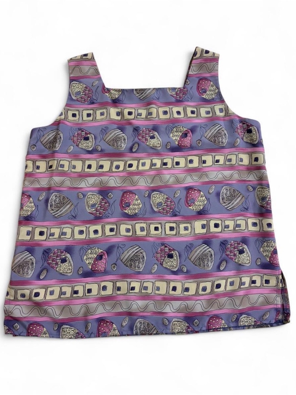 Brownstone Studio Geometric Patterned Tank Top